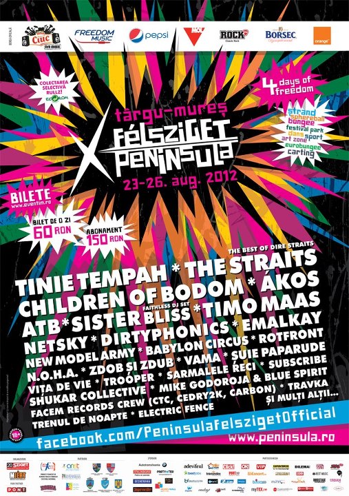 Biletele la FESTIVALUL PENINSULA 2012 vor fi la jumatate de pret