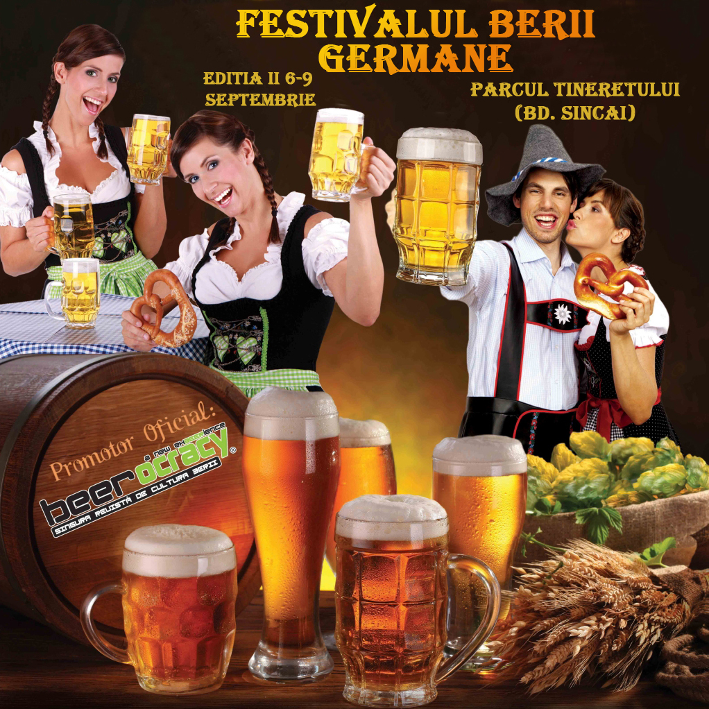 Festivalul Berii Germane „Oktoberfest” 2012 va avea loc intre 6-9 septembrie