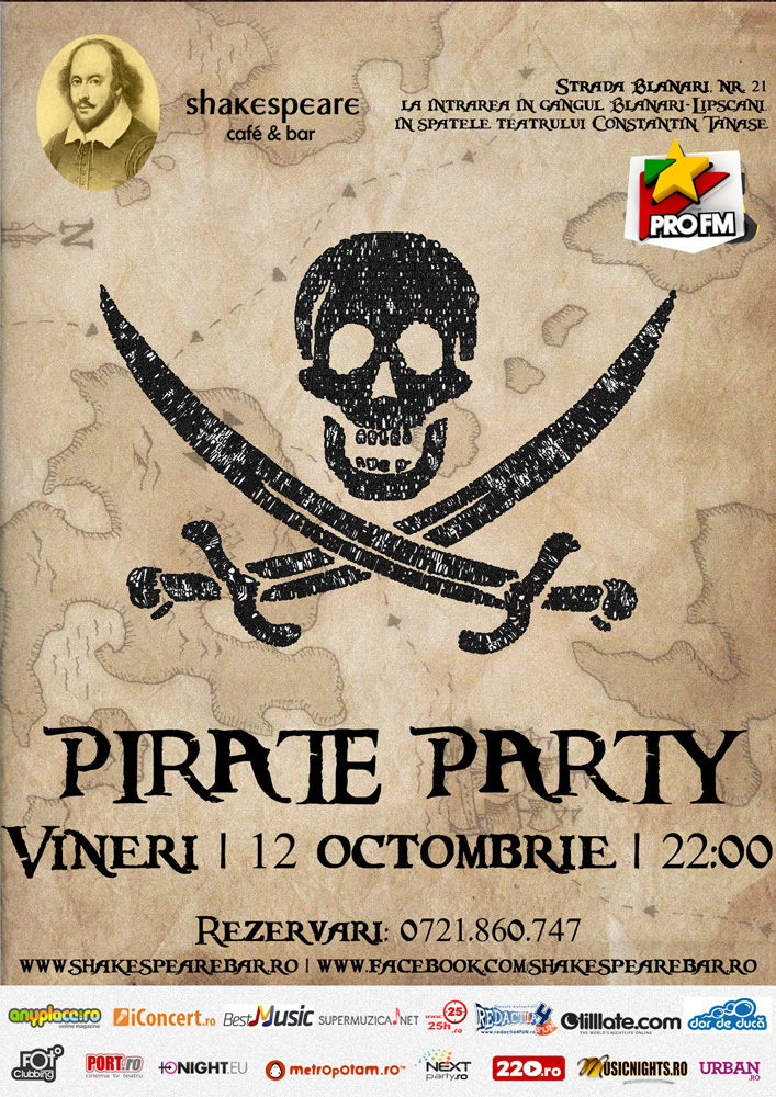 Pirate Party in  Shakespear Bar