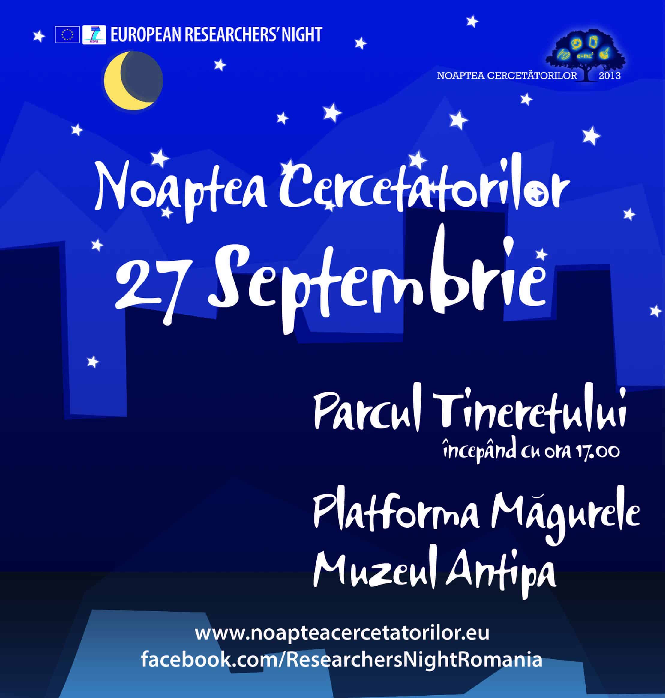 Noaptea Cercetătorilor  un eveniment pentru minți curioase