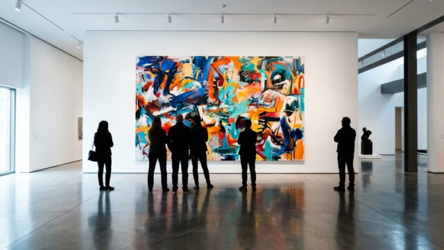 Galerie de artă modernă și pictură abstractă contemporană
