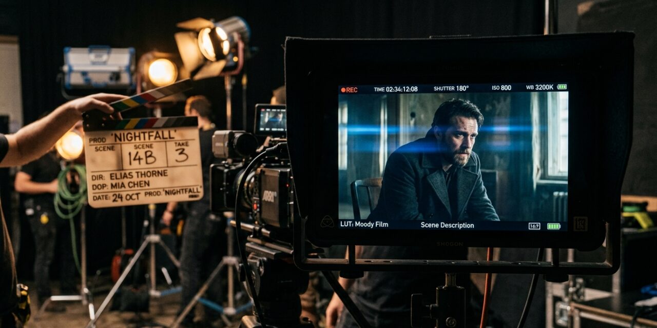 Platou de filmare și regie cinematografică modernă